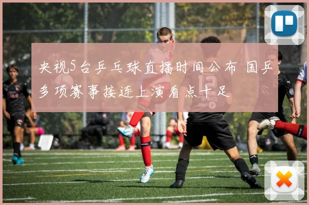 央视5台乒乓球直播时间公布 国乒多项赛事接连上演看点十足